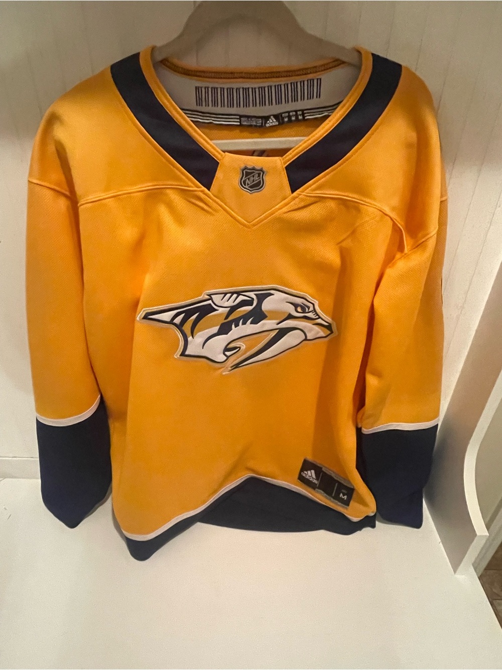 Nashville Predators Ryan Ellis #4 Adidas Jersey Size 50 Gold Home